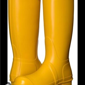 Vibrant Yellow Waterproof Boots